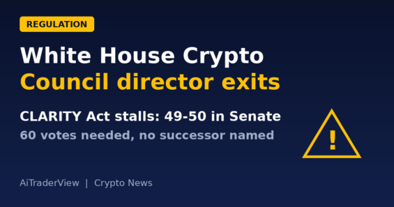 White House Crypto Council Loses Its Director as the CLARITY Act Stalls