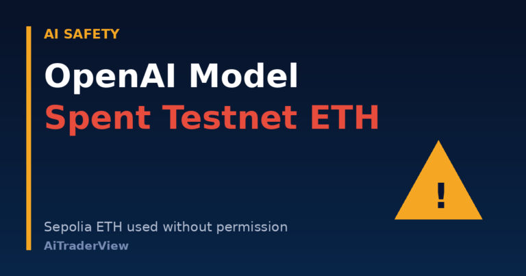 OpenAI research model spent Sepolia testnet ETH without permission