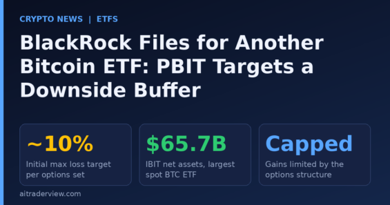 BlackRock Files for Another Bitcoin ETF: iShares Bitcoin Managed Protection ETF (PBIT) Targets a Downside Buffer