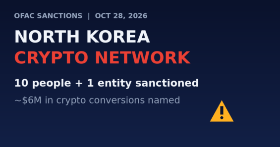 US Treasury Sanctions 10 People and One Entity Over North Korean IT-Worker and Crypto Conversion Network